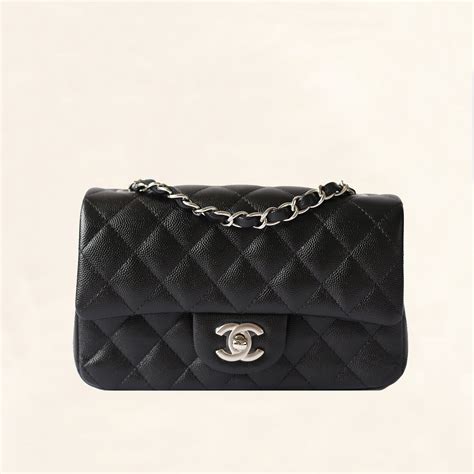 chanel mini silver hardware|chanel mini flap bag.